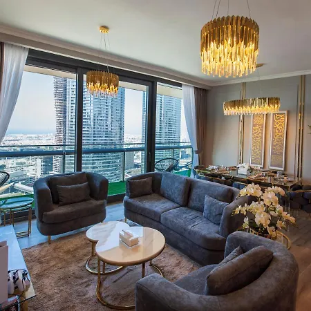 First Class 2Br With Full Dubai Skyline & Sea View Exterior photo