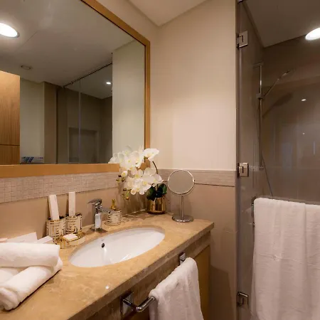 First Class 2Br With Full Dubai Skyline & Sea View Exterior photo